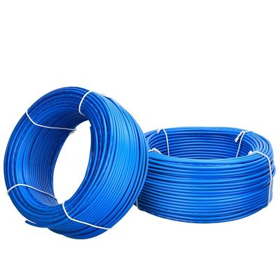 VDE aislado azul estándar 300/300V RVV 2 * 0,75mm cable de alimentación flexible de dos núcleos de cable de cobre con conductor de aislamiento