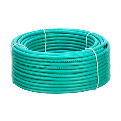 Cables de energía eléctrica de cobre verde aislados con chaqueta de PVC