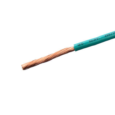 Cables de energía eléctrica de cobre verde aislados con chaqueta de PVC