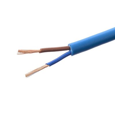 Cable de alimentación eléctrica aislado en PVC azul RVV 2 núcleo 2X0.75mm2 para electrodomésticos