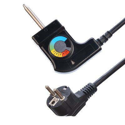 Oxygen Free Bared Stranded Copper Power Cord Plug for Home Appliances 16A/250V Waterproof Cooker Controller Korea KC Standard