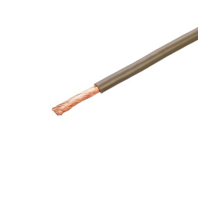300/500V Voltado nominal de alta tensión Cables redondos de cable flexible marrón 02 Rv-90 1X0.5mm2 Cable de alimentación eléctrica con chaqueta de PVC