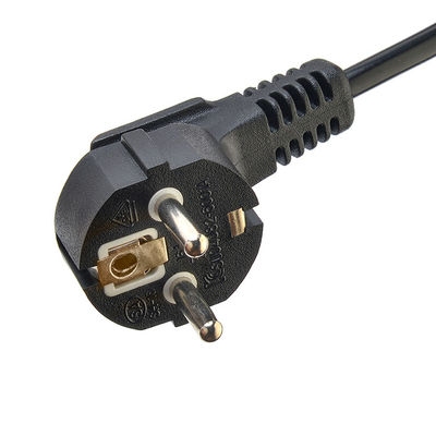 VDE Certificado Shucko CEE7/7 Enchufe con conector IEC C13 Cables de alimentación del ordenador Cables de extensión longitud 1,5M o personalizado