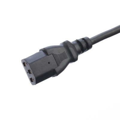 VDE Certificado Shucko CEE7/7 Enchufe con conector IEC C13 Cables de alimentación del ordenador Cables de extensión longitud 1,5M o personalizado