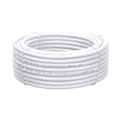 Rango de temperatura -5C a 70C RVV 3 núcleo 3X0.75mm2 Protección aislada blanca Cable de alimentación eléctrica con conductor en cadena