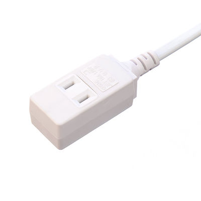 2X2mm2 Conductor de cobre sin oxígeno JET 2 Pin Plug Tipo de extremo masculino Japón PSE Cordón de extensión de portátil estándar