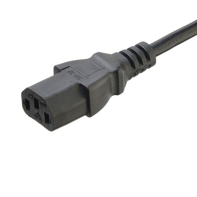 Cabo negro Sudáfrica SABS estándar electrodomésticos Cables de alimentación Cables de extensión para uso residencial / de uso general