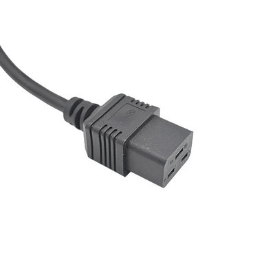 Software de soporte personalizado Reingeniería SABS Cable de conector estándar C19 para Sudáfrica Cables de alimentación Cables de extensión