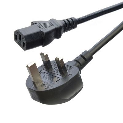Cables de alimentación estándar BS1363 para uso residencial/general del Reino Unido Cables de extensión con rendimiento y compatibilidad SDK