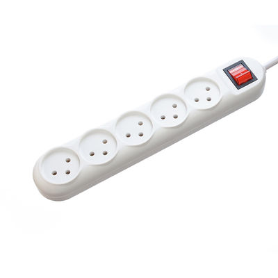 Correa de alimentación Israel Tipo 5 Pin Multi Socket Plug Cordón de extensión de soporte personalizado Extensión de cable estándar VDE H05vv-f 3g1