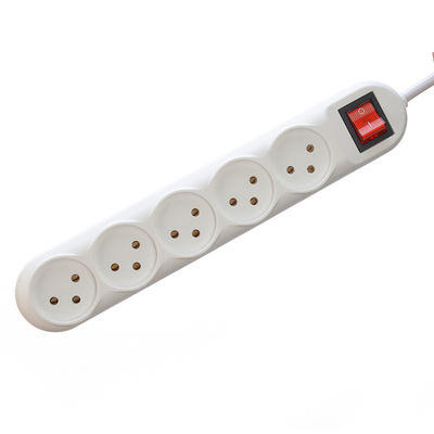 Correa de alimentación Israel Tipo 5 Pin Multi Socket Plug Cordón de extensión de soporte personalizado Extensión de cable estándar VDE H05vv-f 3g1