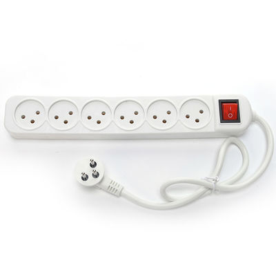 Israel Corda de extensión de la banda de alimentación con 5 tomas universales y el cable de alimentación extendido 3 Pin Prong enchufe de voltaje nominal 220V