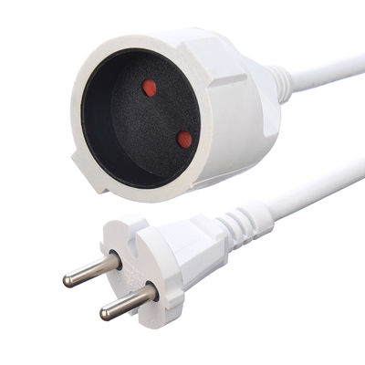 Especificación del cable H05VV-F 2x1.0mm2 Red SDK Direct VDE 10A Conectores eléctricos de enchufe Cables de extensión para electrodomésticos