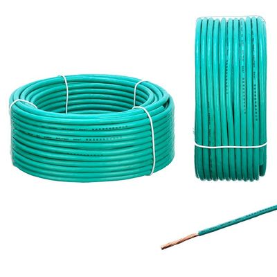 Material aislante de PVC de 100M/1roll Flexible de un solo núcleo Conductor de cable de cobre para electrodomésticos Cable de alimentación eléctrica