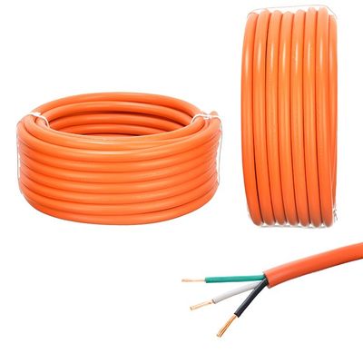 Orange VDE Standard H05VV-F 300/500V Flexible Multi-Core Wire Copper Conductor for Home Appliance Electrical Power Cable
