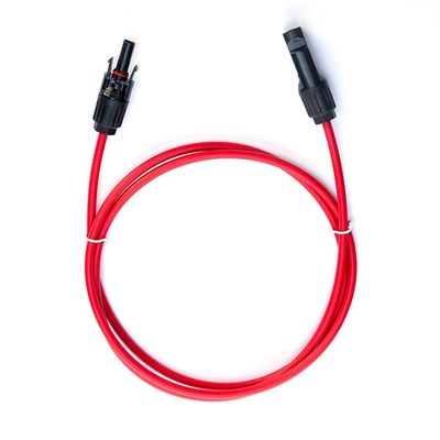 Cordón de extensión solar de 10 mm Cable de cobre solar Pv DC 1500V de núcleo único con aislamiento XLPO y conductor en cadena