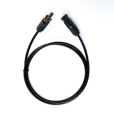 Cordón de extensión solar de 10 mm Cable de cobre solar Pv DC 1500V de núcleo único con aislamiento XLPO y conductor en cadena