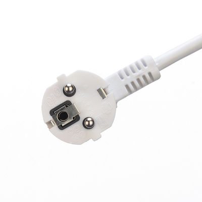 Protección contra sobretensiones de banda de alimentación tipo UE 3 Conector de cable de extensión de banda con H03vvh2 f 2x0.75mm2 Cable de alimentación y enchufe eléctrico