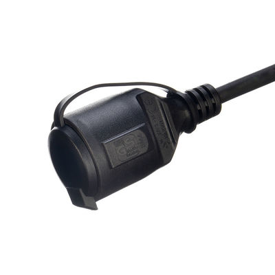 Material de conductor de cobre sin oxígeno con rosca desnuda Cordón de alimentación de CA para la industria al aire libre 3m Negro H07RN-F Eu Cordón de alimentación