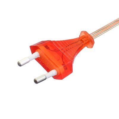 Commercial Direct 2.5A 2 Pin Plug Cables de alimentación Black Kettle Plug con conector VDE del cable de alimentación IEC60320 C7