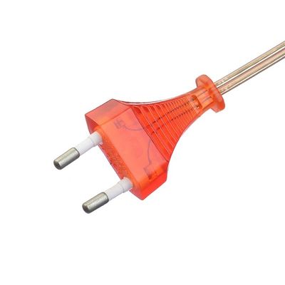 Commercial Direct 2.5A 2 Pin Plug Cables de alimentación Black Kettle Plug con conector VDE del cable de alimentación IEC60320 C7