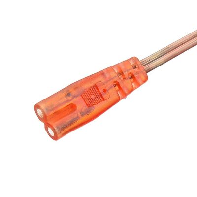 Commercial Direct 2.5A 2 Pin Plug Cables de alimentación Black Kettle Plug con conector VDE del cable de alimentación IEC60320 C7