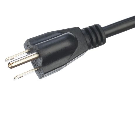 Oxygen Free Bared Stranded Copper Conductor Material ETL Listed Power Cords Extension Cords NEMA Plug With C13 for Computer