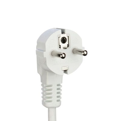 Cable de alimentación de separación de tipo Y de tipo blanco femenino 2XC13 de cobre sin oxígeno, cable de extensión de alimentación de 250V/16A VDE aprobado