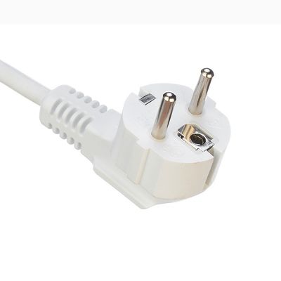 Cable de alimentación de separación de tipo Y de tipo blanco femenino 2XC13 de cobre sin oxígeno, cable de extensión de alimentación de 250V/16A VDE aprobado