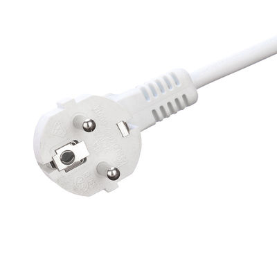 Cable de alimentación impermeable Blanco VDE Plug Cordón de alimentación 1,5 M de longitud o personalizado para electrodomésticos