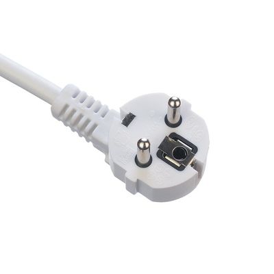 Adaptador europeo de enchufe para viajes con 4 tomas de corriente de salida Cordón de extensión Multi enchufe y interruptor 5m longitud del cable