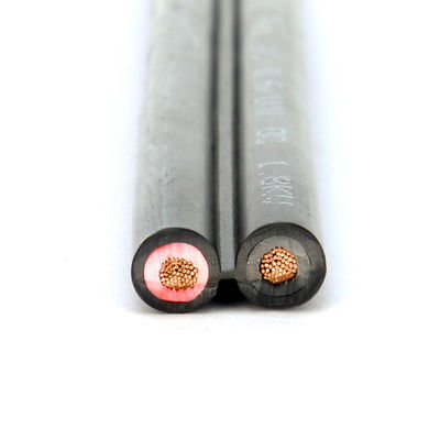 1x4mm2 XLPO XLPE Cable fotovoltaico enlatado Cooper TUV Aprobada protección UV para sistemas de paneles solares Confiada por la certificación TUV