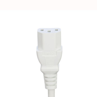 Cable de resorte estándar VDE con enchufe ICE C13 y corriente nominal de 10A