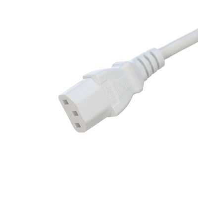Cable de resorte estándar VDE con enchufe ICE C13 y corriente nominal de 10A