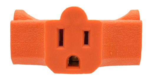 SDK Network 15-amp Adapter 3 Grounding 1 to 3 Outlets Heavy Duty Nema 5-15p to Multiple Nema 5-15r Waterproof Multipurpose Extension Socket