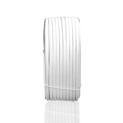 Cables de cobre blancos con certificación H03VVH2-F 300/300V Flexibles de 2x0,75 mm2 para edificios domésticos