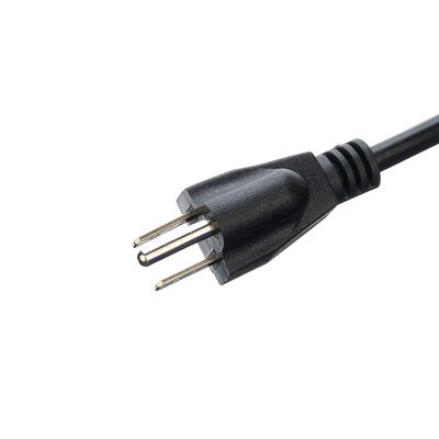 Especificación del cable 16/14/18AWG ETL Cables de alimentación estándar para computadoras portátiles 15A NEMA-15P Máquina de fabricación de cables de alimentación de conexión de 3 fases