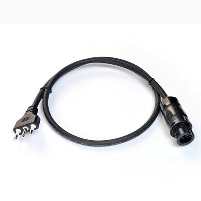 Negro 16awg BC01 y 220v 10m Cable de extensión solar IMQ estándar 3 puntas US Cordón de alimentación libre de oxígeno Barred de cobre