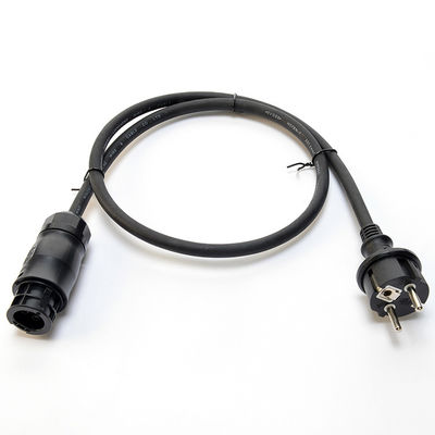 VDE H07RN-F Capa de goma 10m Cable de extensión solar con Betteri Bc01 y conexión Schuko de corriente/tensión 16A/250V