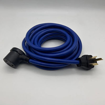 20A 110V Cable eléctrico y extensión Wre 50 Amp Rv Cordón de extensión de trabajo pesado Nema 3 Pin 10-50P Enchufe STJW 3/14 3/12 3/10 AWG 10-50