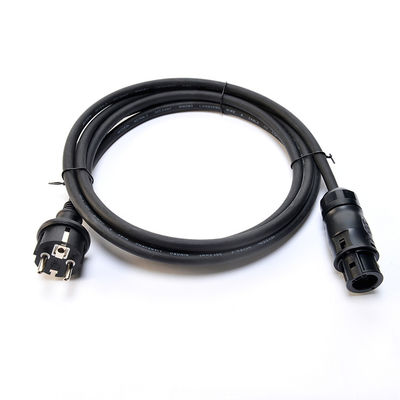 Cable de energía industrial con conductor de cobre sin oxígeno Bc01 Schuko 5m Cable de extensión solar 16Pcs/Ctn