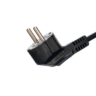 Personalización para Indonesia Cordón de extensión del cable de alimentación SNI Cordón de extensión 1.8M/ OEM Tratamiento de extremo tubo de contracción térmica y tubo de fibra de vidrio