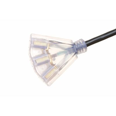 ETL aprobado para uso pesado 10 pies de largo 12 cables de extensión de calibre 50 pies 2 puntas de cable ligero NEMA masculino NEMA femenino US 3 puntas