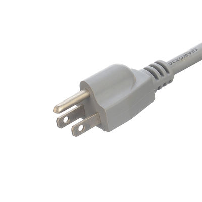 Cordón de alimentación comercial ETL 14 AWG de extremo abierto para portátil 15A NEMA-15P 3 Fase de conexión de extensión de cable de alimentación universal de marca de enchufe
