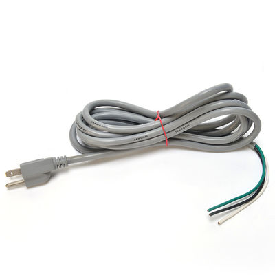 Cordón de alimentación comercial ETL 14 AWG de extremo abierto para portátil 15A NEMA-15P 3 Fase de conexión de extensión de cable de alimentación universal de marca de enchufe
