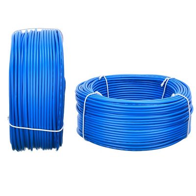VDE aislado azul estándar 300/300V RVV 2 * 0,75mm cable de alimentación flexible de dos núcleos de cable de cobre con conductor de aislamiento