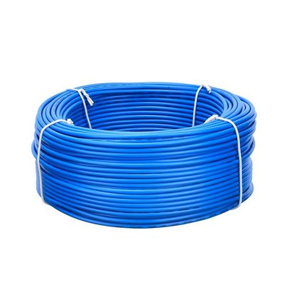 VDE aislado azul estándar 300/300V RVV 2 * 0,75mm cable de alimentación flexible de dos núcleos de cable de cobre con conductor de aislamiento