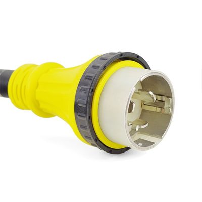 Cordón de alimentación marítima SS2-50 Hombre a mujer 50A 125V/250V 100FT 6FT/8FT/10FT/12FT/25FT Material de conductor de cobre de longitud