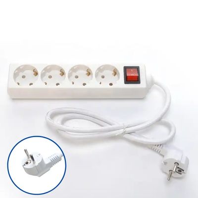Conector universal de cable de extensión de 250V 3M 5M Cable de 4 agujeros Correa de alimentación 3x4 Cable de alimentación 16A para múltiples tomas y dispositivos