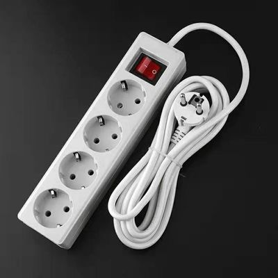 Conector universal de cable de extensión de 250V 3M 5M Cable de 4 agujeros Correa de alimentación 3x4 Cable de alimentación 16A para múltiples tomas y dispositivos